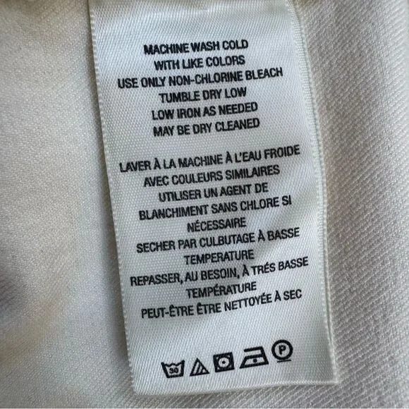 NWT Free People Venice Beach Cream Elastic Waist Flare Wide Leg Jeans Size 26 - Picture 10 of 14